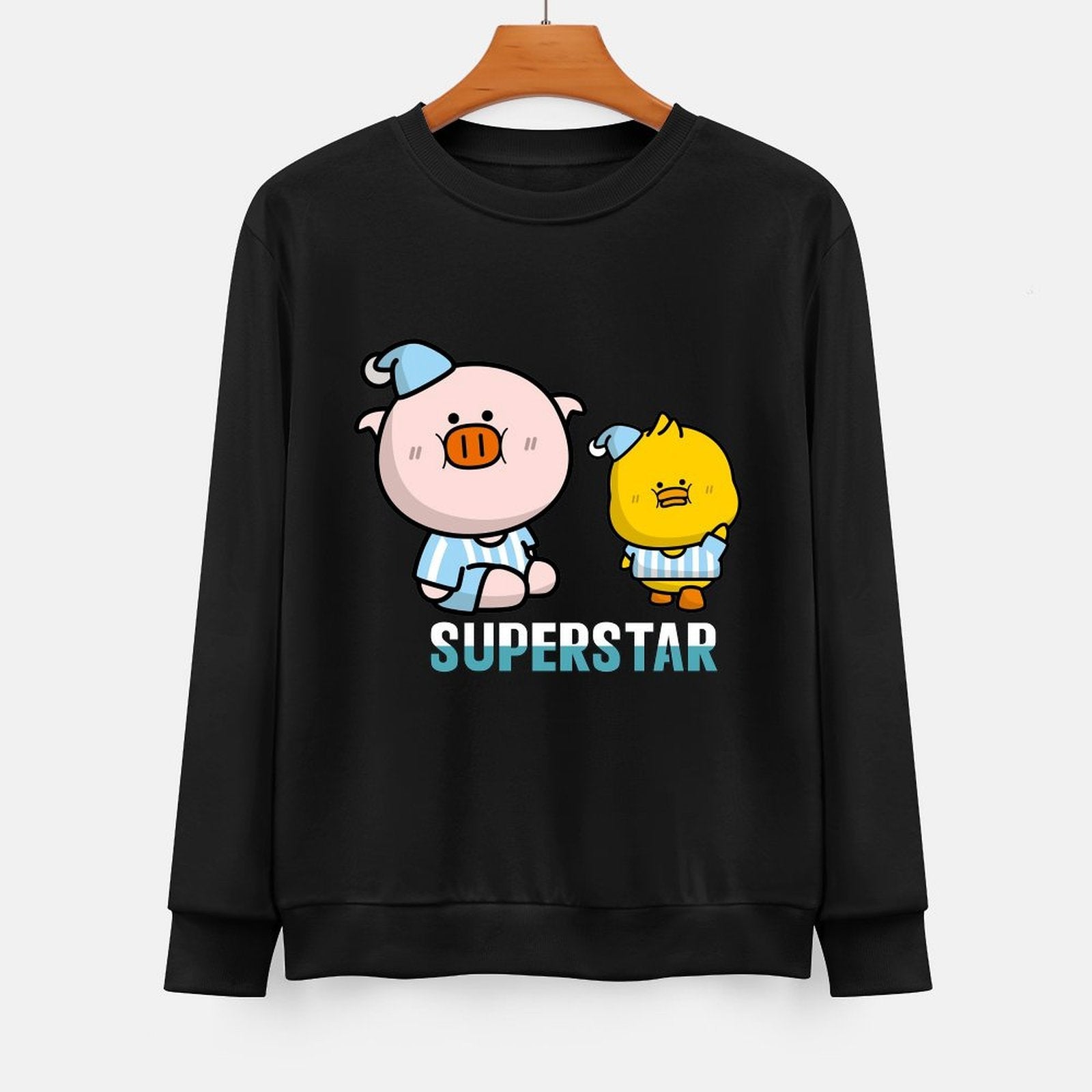 Front Patterned Long Sleeve TopSignature EverydaySeries